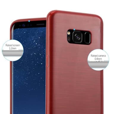 Samsung Galaxy S8 silikondeksel cover (rød)