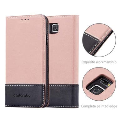 Samsung Galaxy ALPHA Deksel Case Cover (rosa)