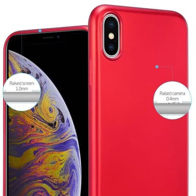 Deksel iPhone XS MAX Case Cover (rød)