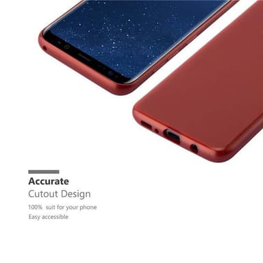 Samsung Galaxy S8 silikondeksel cover (rød)