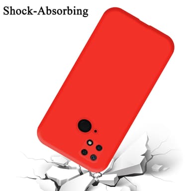 Xiaomi RedMi 10C / POCO C40 silikondeksel case (rød)