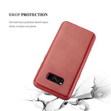 Samsung Galaxy S8 silikondeksel cover (rød)