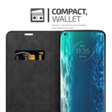 Motorola EDGE lommebokdeksel case (brun)