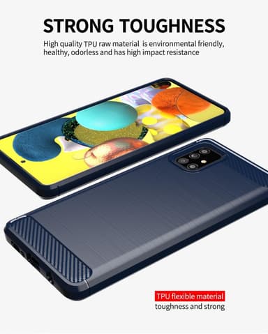 Deksel Samsung Galaxy A51 4G / M40s ultra slim (blå)
