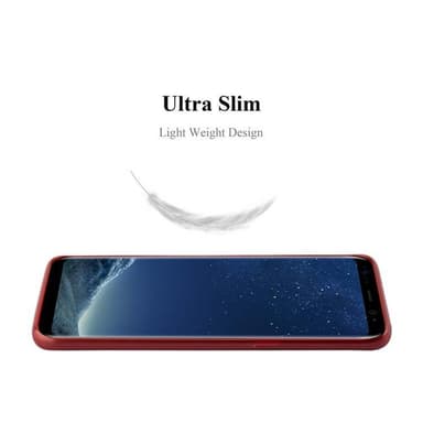 Samsung Galaxy S8 silikondeksel cover (rød)