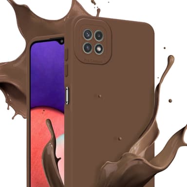 Samsung Galaxy A22 5G Deksel case (brun)