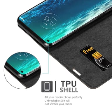 Motorola EDGE lommebokdeksel case (brun)