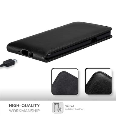 Samsung Galaxy A8 2015 deksel flip cover (svart)