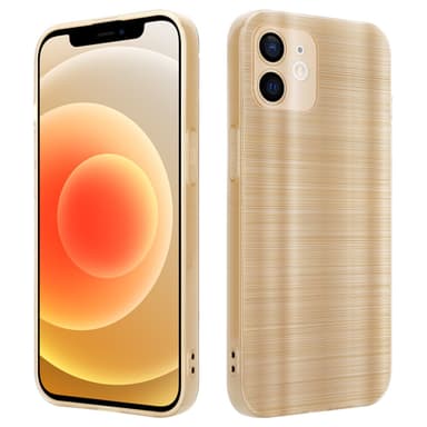 iPhone 12 Silikondeksel Beskyttelse (gold)