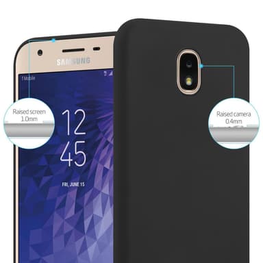 Deksel Samsung Galaxy J3 2018 Silikon cover (svart)