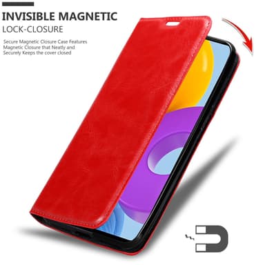 Samsung Galaxy M52 5G lommebokdeksel case (rød)