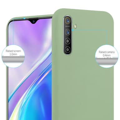 Deksel Realme X2 / XT / Oppo K5 Silikon cover (grønn)