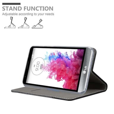 LG STYLUS 3 lommebokdeksel etui (grå)