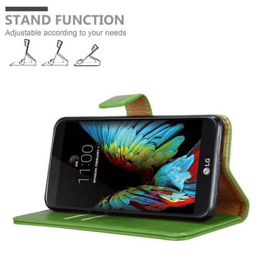 LG K10 2016 lommebokdeksel etui (grønn)
