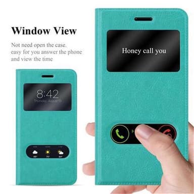 Nokia 6 2017 lommebokdeksel cover (turkis)