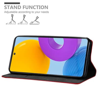 Samsung Galaxy M52 5G lommebokdeksel case (rød)