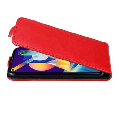 Samsung Galaxy A11 / M11 deksel flip cover (rød)