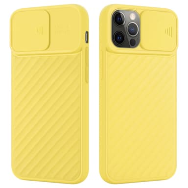 iPhone 13 PRO MAX silikondeksel case (gul)