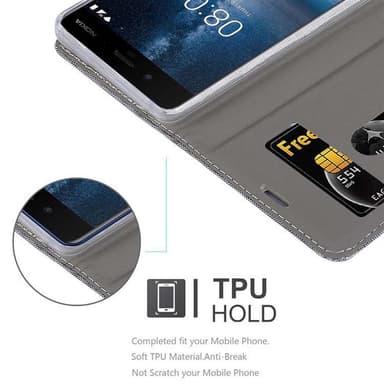 LG STYLUS 3 lommebokdeksel etui (grå)