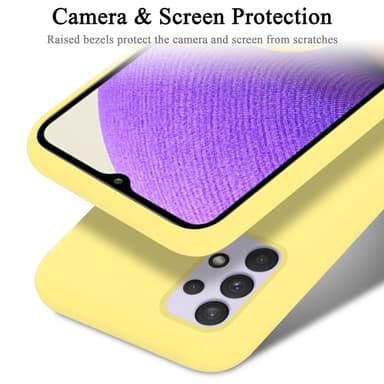 Samsung Galaxy A33 5G silikondeksel case (gul)