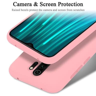 Xiaomi RedMi NOTE 8 PRO silikondeksel case (rosa)