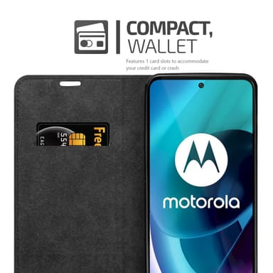 Motorola MOTO G71 5G lommebokdeksel case (turkis)