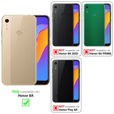 Honor 8A Skjermbeskytter Skärmskydd (svart)