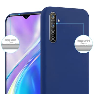 Deksel Realme X2 / XT / Oppo K5 Silikon cover (blå)