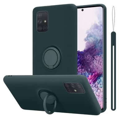 Deksel Samsung Galaxy A71 4G Ring Case (grønn)