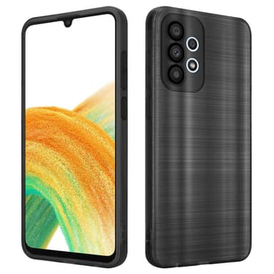 Samsung Galaxy A33 5G Silikondeksel Beskyttelse (svart)
