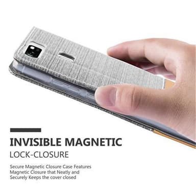 Huawei P9 lommebokdeksel etui (grå)