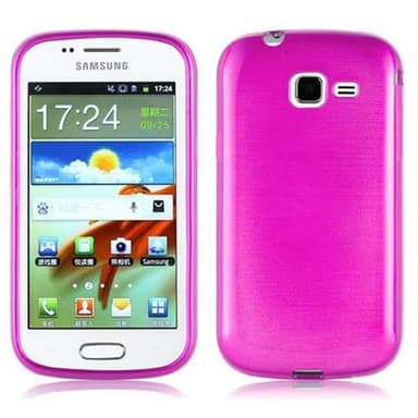 Samsung Galaxy TREND silikondeksel cover (rosa)