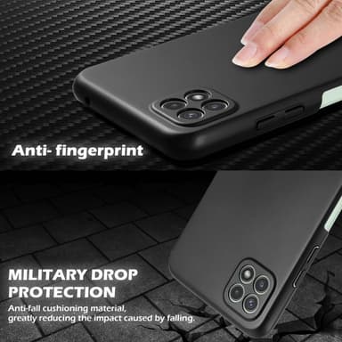 Deksel Samsung Galaxy A22 5G Case Cover (svart)