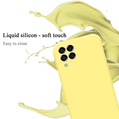 Samsung Galaxy M33 5G silikondeksel case (gul)