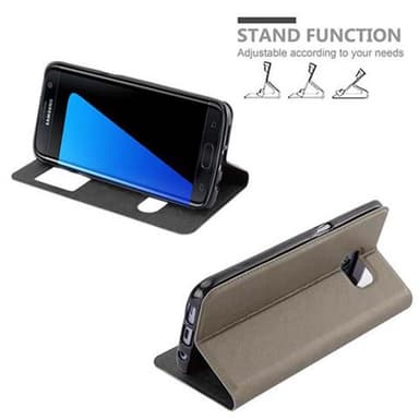 Samsung Galaxy S7 EDGE lommebokdeksel cover (brun)