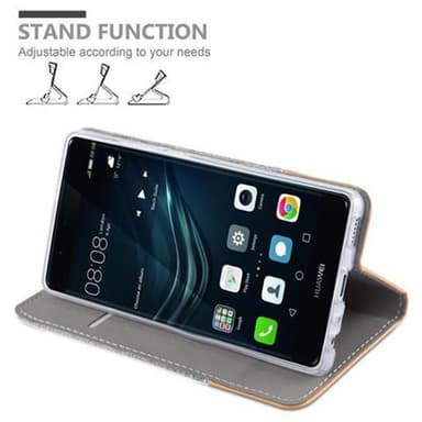Huawei P9 lommebokdeksel etui (grå)