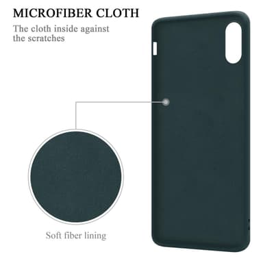 Deksel iPhone X / XS Ring Case (grønn)