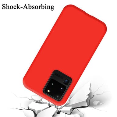 Samsung Galaxy S20 ULTRA silikondeksel case (rød)