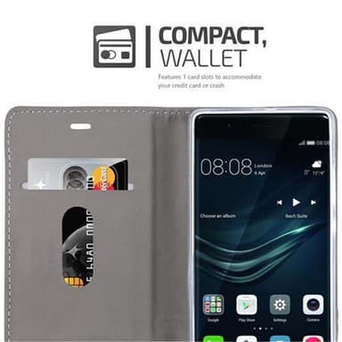 Huawei P9 lommebokdeksel etui (grå)