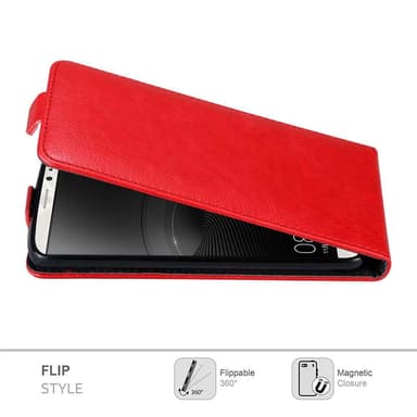Huawei MATE 8 deksel flip cover (rød)