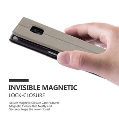 Samsung Galaxy S7 EDGE lommebokdeksel cover (brun)