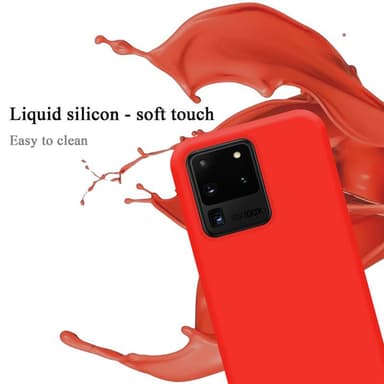Samsung Galaxy S20 ULTRA silikondeksel case (rød)