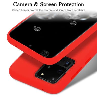 Samsung Galaxy S20 ULTRA silikondeksel case (rød)