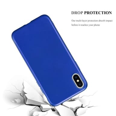 Deksel iPhone XS MAX Case Cover (blå)