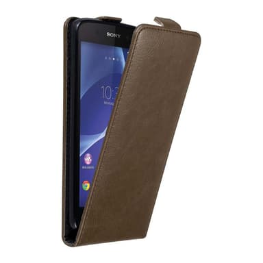 Sony Xperia Z2 deksel flip cover (brun)