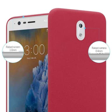 Nokia 3 2017 Hardt Deksel Cover (rød)