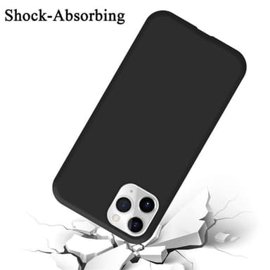 iPhone 11 PRO silikondeksel case (svart)