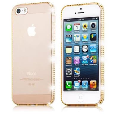 iPhone 5 / 5S / SE 2016 Deksel Glitter Case (gold)