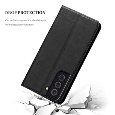 Samsung Galaxy S22 lommebokdeksel case (svart)