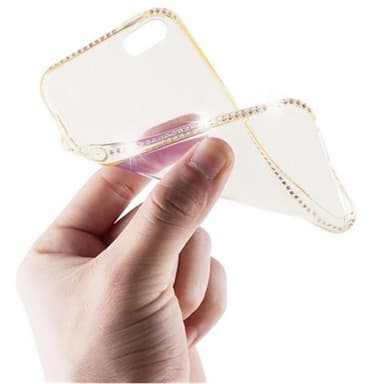 iPhone 5 / 5S / SE 2016 Deksel Glitter Case (gold)